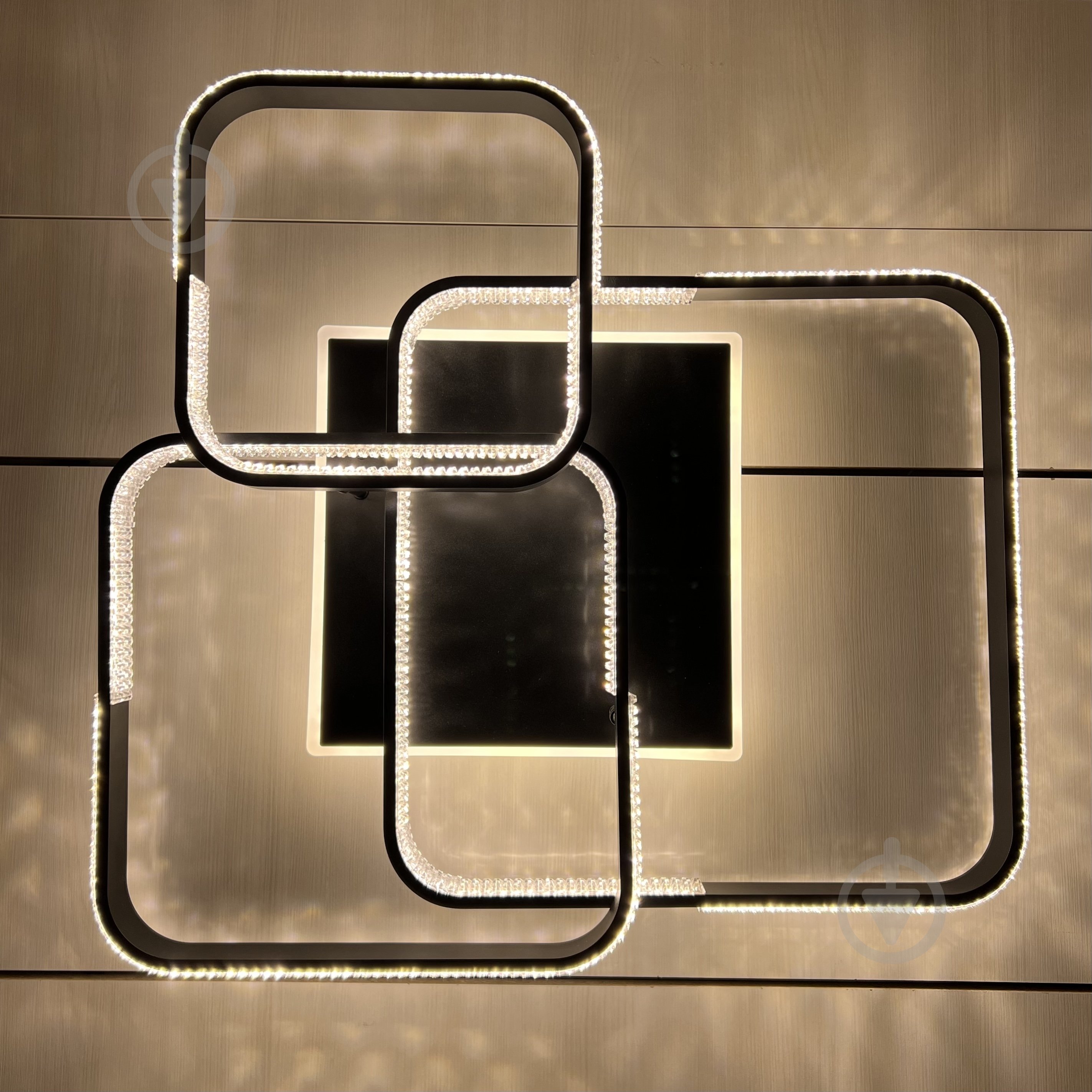 Люстра світлодіодна Luminaria 130 Вт LED-модуль чорний AKRILIKA SQUARE 130W 4S BLACK - фото 5 Люстра світлодіодна Luminaria 130 Вт LED-модуль чорний AKRILIKA SQUARE 130W 4S BLACK - фото 5