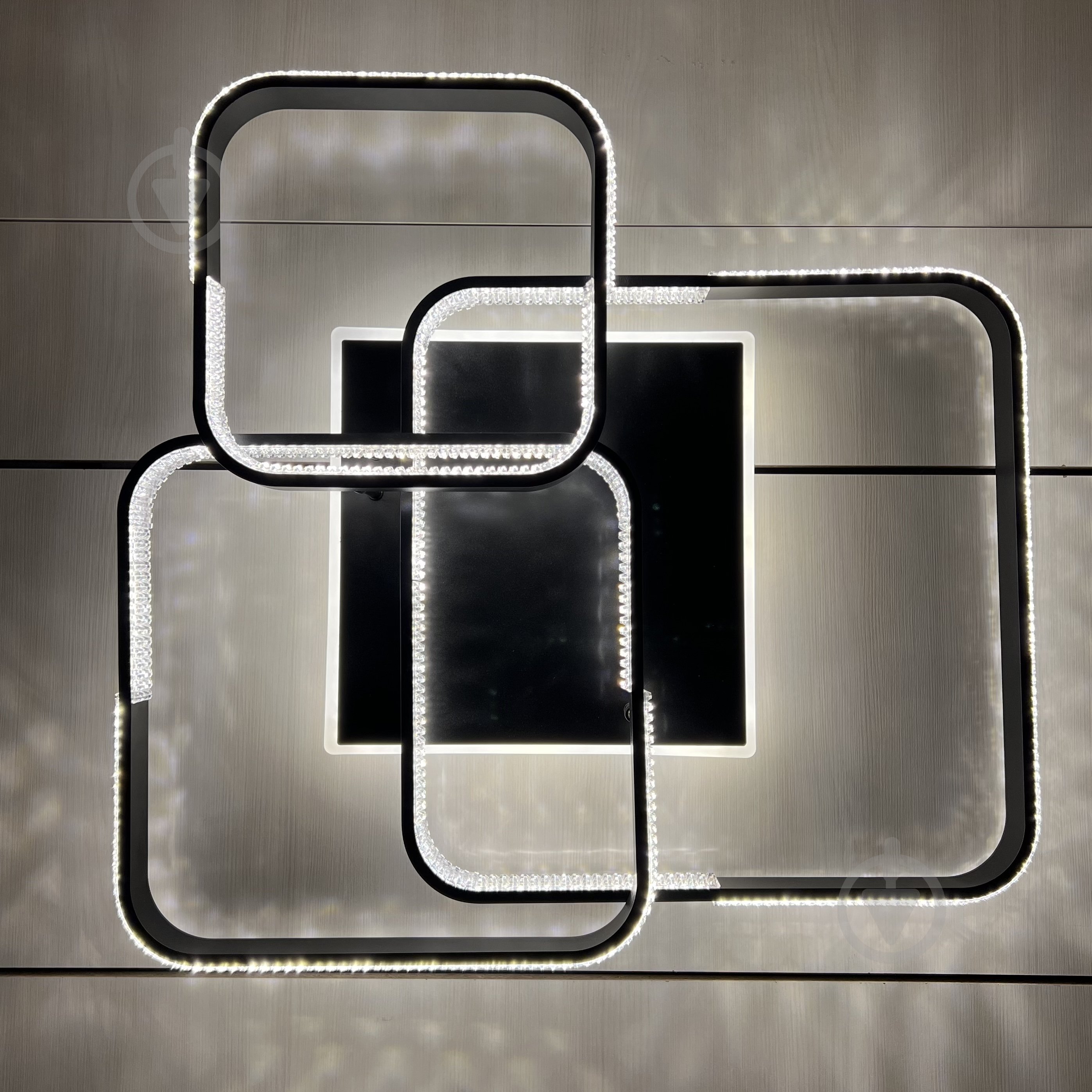 Люстра світлодіодна Luminaria 130 Вт LED-модуль чорний AKRILIKA SQUARE 130W 4S BLACK - фото 6 Люстра світлодіодна Luminaria 130 Вт LED-модуль чорний AKRILIKA SQUARE 130W 4S BLACK - фото 6