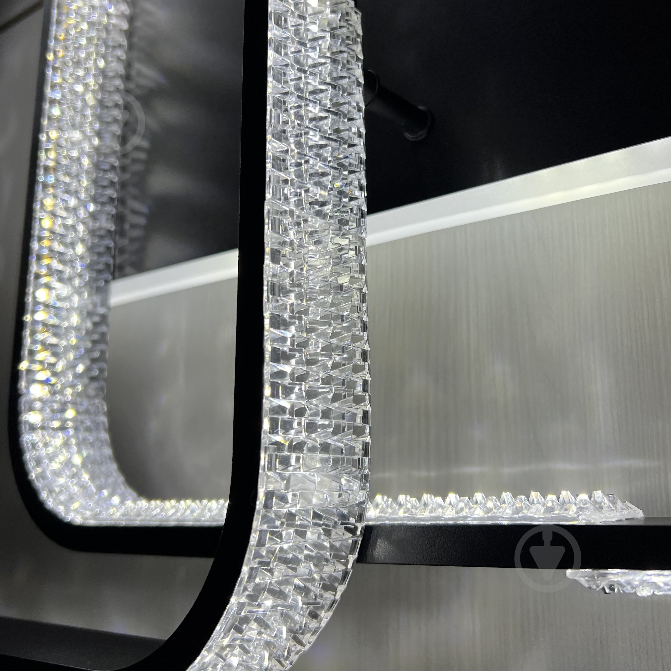 Люстра світлодіодна Luminaria 130 Вт LED-модуль чорний AKRILIKA SQUARE 130W 4S BLACK - фото 2 Люстра світлодіодна Luminaria 130 Вт LED-модуль чорний AKRILIKA SQUARE 130W 4S BLACK - фото 2