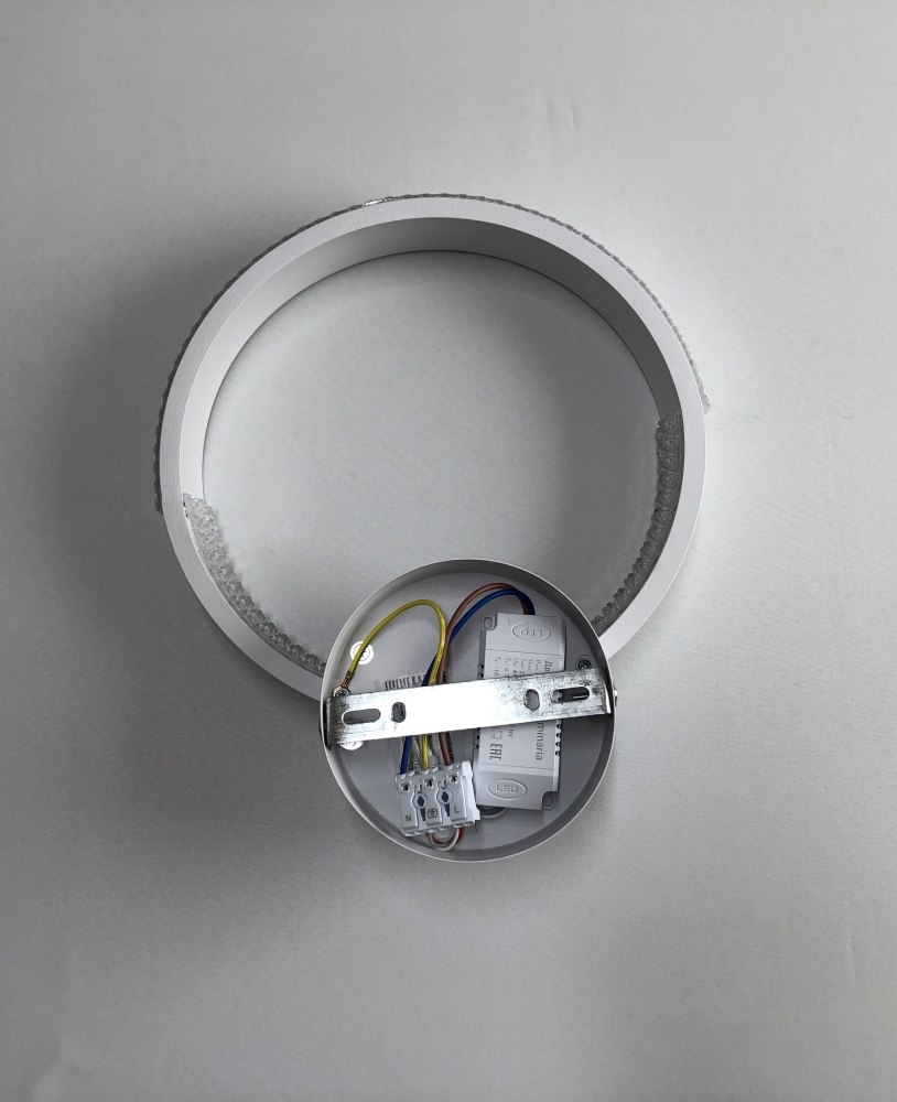 Бра Luminaria 1x17 Вт без цоколя белый AKRILIKA ROUND 17W 1R WHITE - фото 7