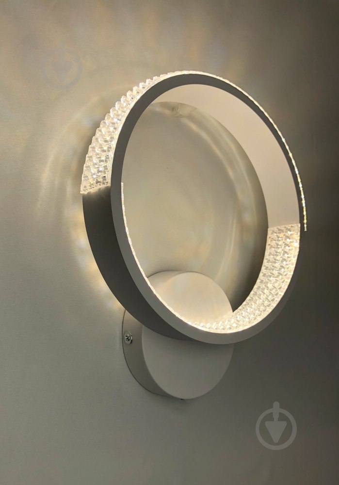 Бра Luminaria 1x17 Вт без цоколя белый AKRILIKA ROUND 17W 1R WHITE - фото 3