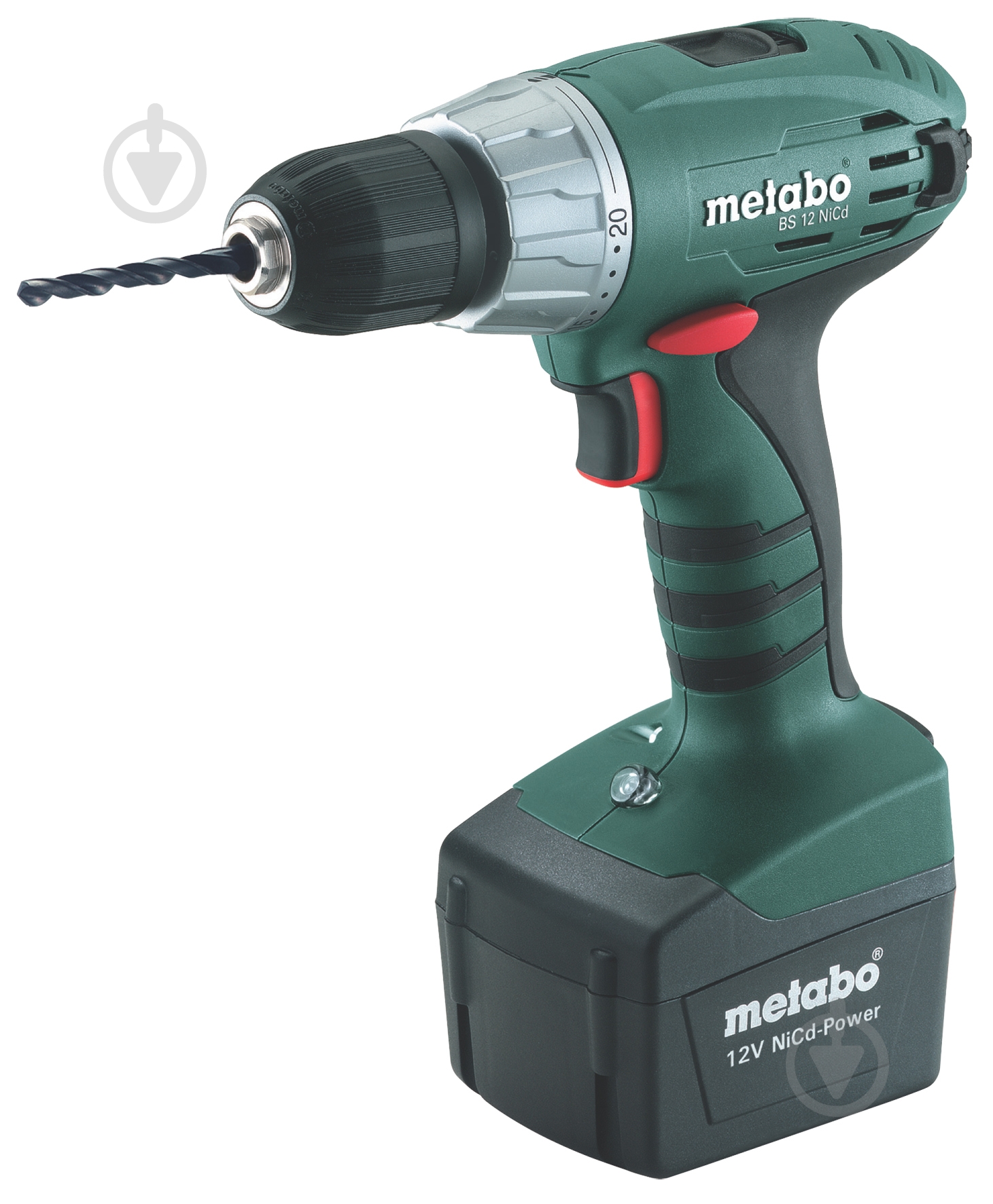 Шуруповерт аккумуляторный Metabo BS 12 NiCd 602194500 - фото 1