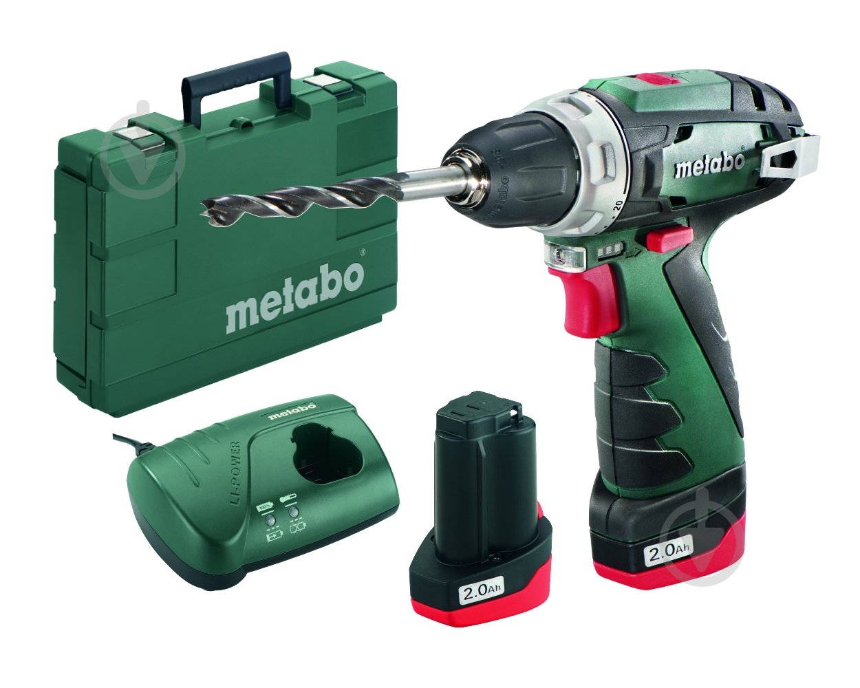 Шуруповерт аккумуляторный Metabo PowerMaxx BS Basic 600080500 - фото 1
