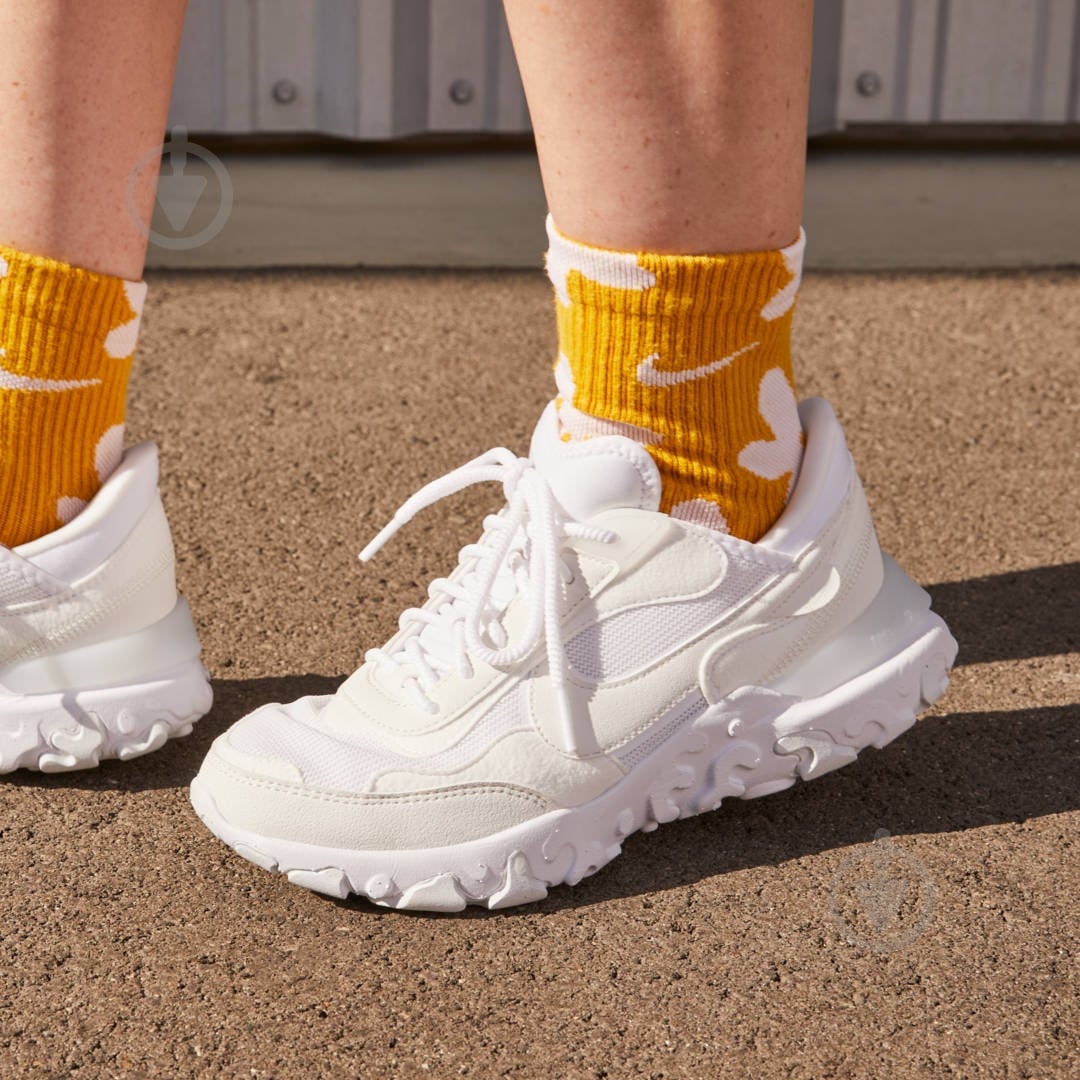 Кросівки жіночі демісезонні Nike REACT R3VISION DQ5188-100 р.39 білі - фото 9