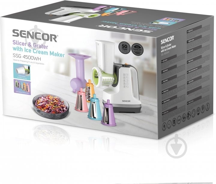Кухонный комбайн Sencor SSG 4500WH - фото 8