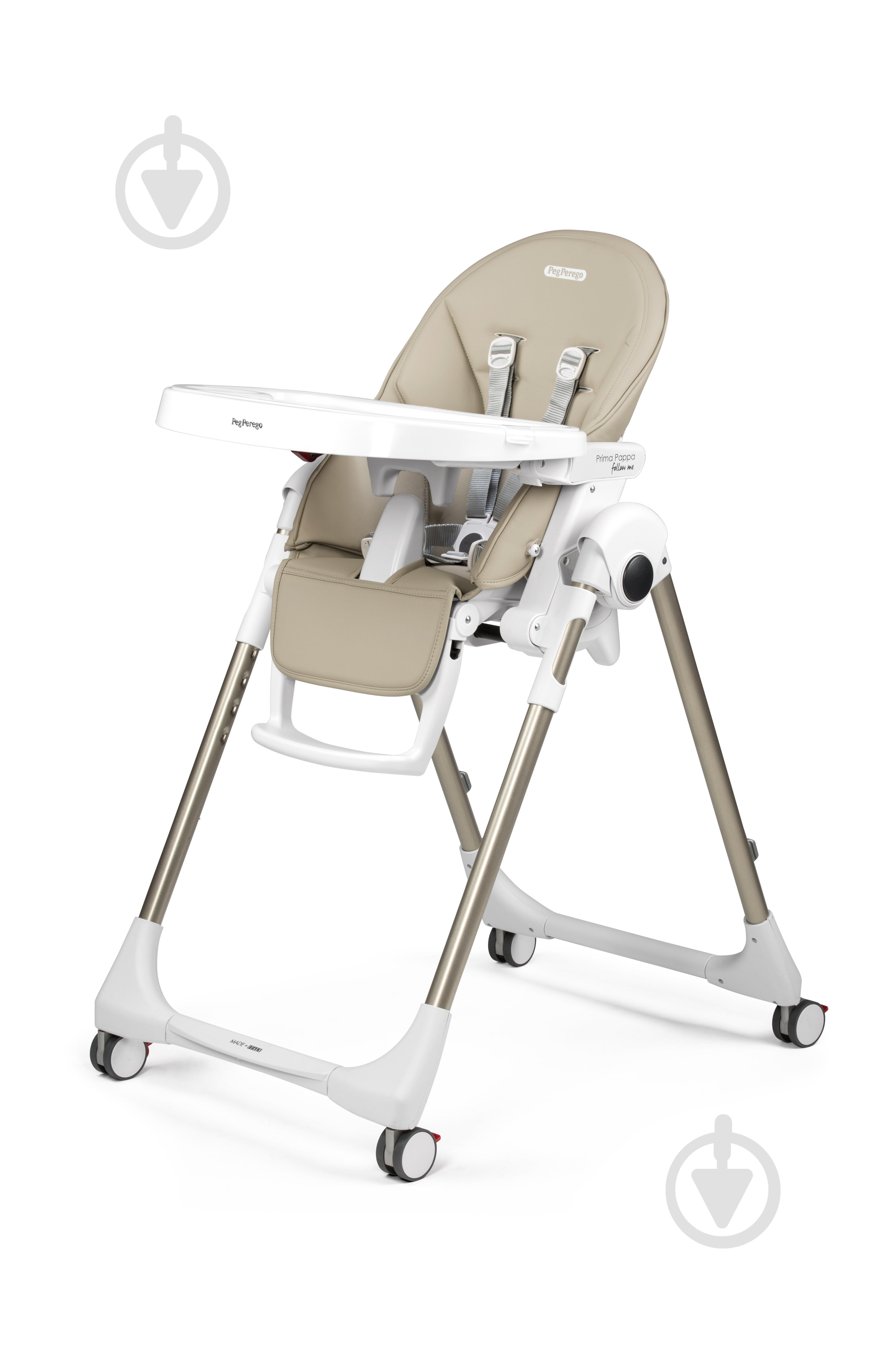 Стульчик для кормления Peg-Perego Prima Pappa Follow Me Astral бежевый - фото 1