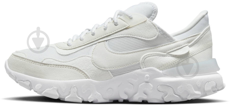Кроссовки женские демисезонные Nike REACT R3VISION DQ5188-100 р.41 белые - фото 2