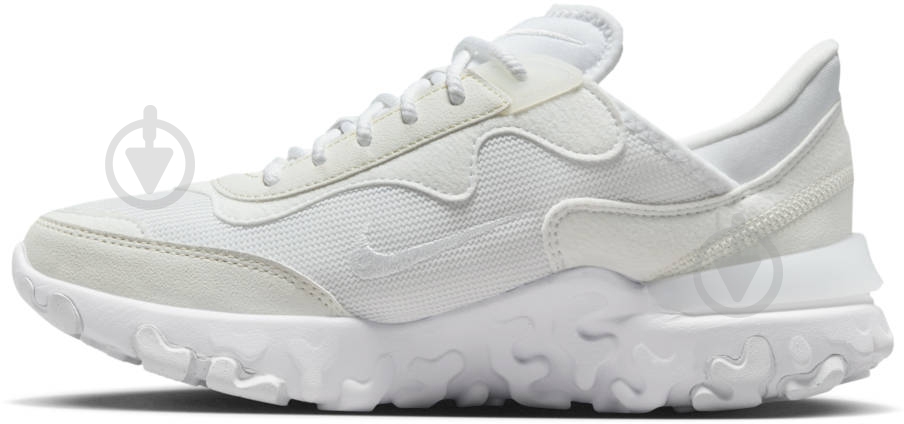 Кроссовки женские демисезонные Nike REACT R3VISION DQ5188-100 р.41 белые - фото 3