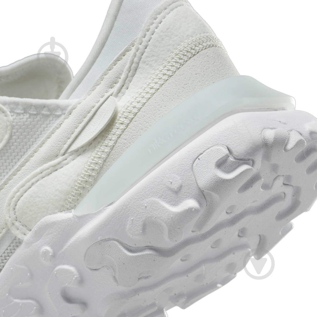 Кроссовки женские демисезонные Nike REACT R3VISION DQ5188-100 р.41 белые - фото 6