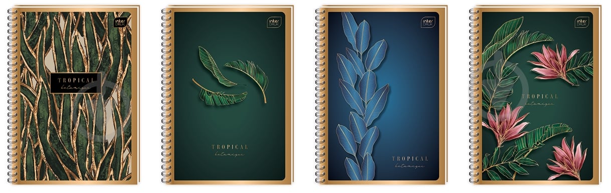 Блокнот InterDRUK А6 80 клетка в ассортименте - фото 1