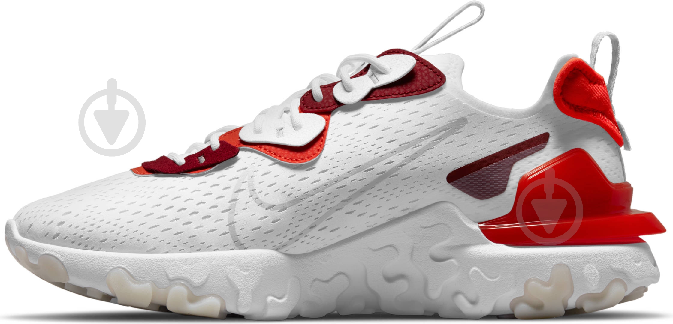 Кроссовки мужские демисезонные Nike React Vision DM2828-100 р.42,5 белые - фото 3 Кроссовки мужские демисезонные Nike React Vision DM2828-100 р.42,5 белые - фото 3