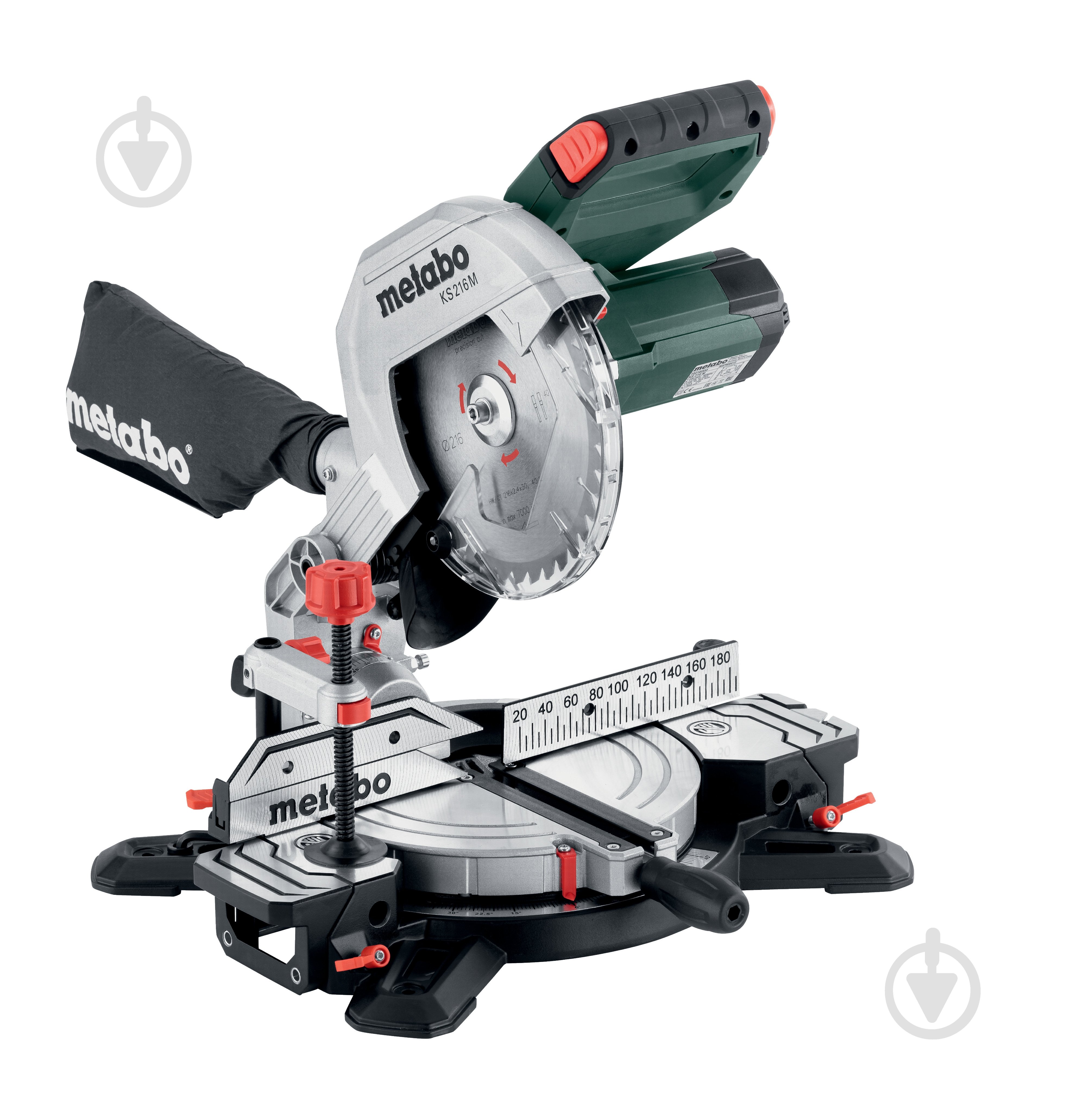 ᐉ Пила торцовочная Metabo KS 216 M Lasercut 619216000 • Купить в