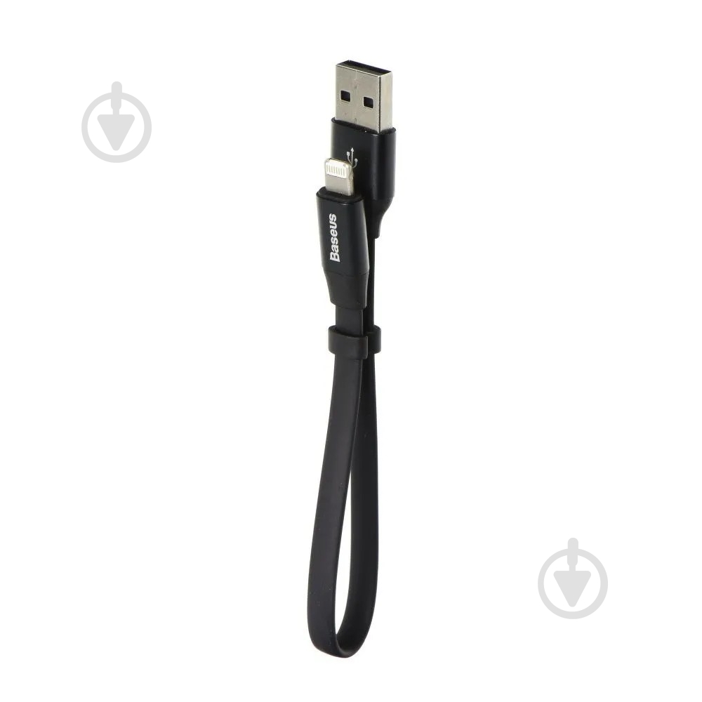 Кабель BASEUS Nimble Micro to Lightning 0,23 м черный (CALMBJ-01) - фото 4
