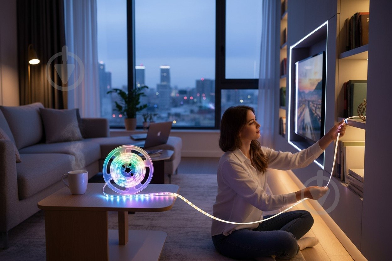 Электрогирлянда линейная Smart USB светодиодная (LED) 50 ламп 5 м (STR50L) - фото 2 Электрогирлянда линейная Smart USB светодиодная (LED) 50 ламп 5 м (STR50L) - фото 2