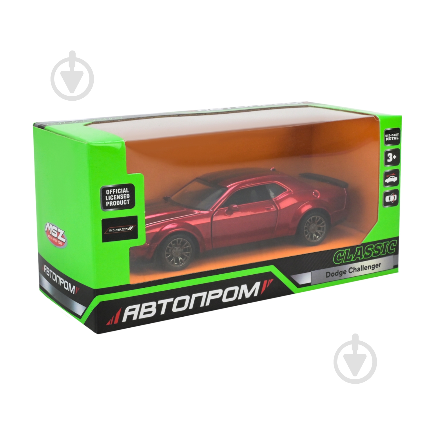 Автомодель Автопром 1:32 Dodge Challenger 10008 - фото 8 Автомодель Автопром 1:32 Dodge Challenger 10008 - фото 8