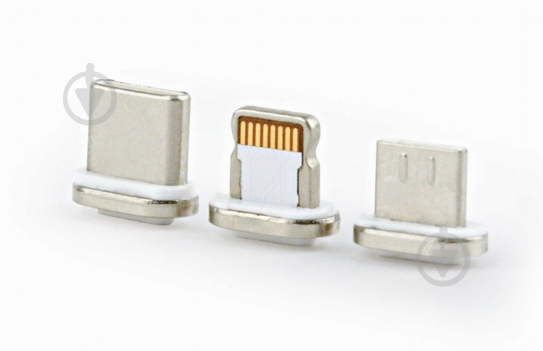 Кабель Cablexpert 1 м белый (CC-USB2-AMLM31-1M) USB 2.0 BM-папа/Lightning/Micro/Type-C USB - фото 4