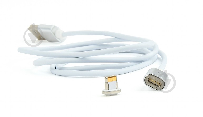 Кабель Cablexpert Lightning – USB 1 м белый (CC-USB2-AMLMM-1M) USB 2.0 BM-папа/Lightning - фото 2 Кабель Cablexpert Lightning – USB 1 м белый (CC-USB2-AMLMM-1M) USB 2.0 BM-папа/Lightning - фото 2