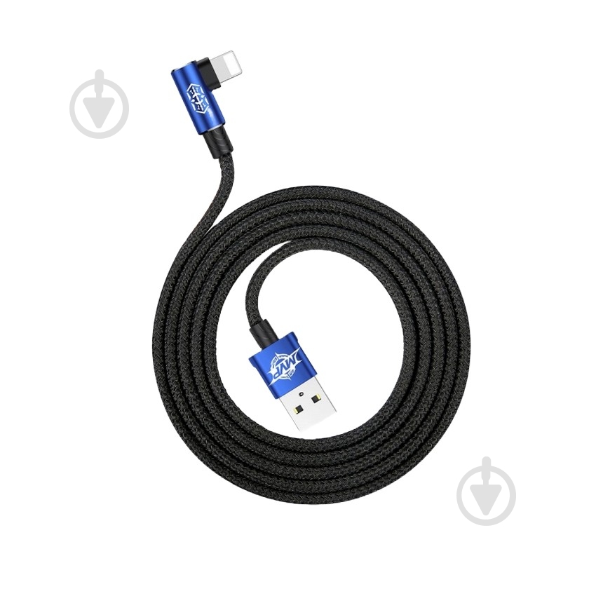Кабель BASEUS MVP Elbow Type Cable USB for IP 2 A 1 м синий (CALMVP-03) - фото 2 Кабель BASEUS MVP Elbow Type Cable USB for IP 2 A 1 м синий (CALMVP-03) - фото 2