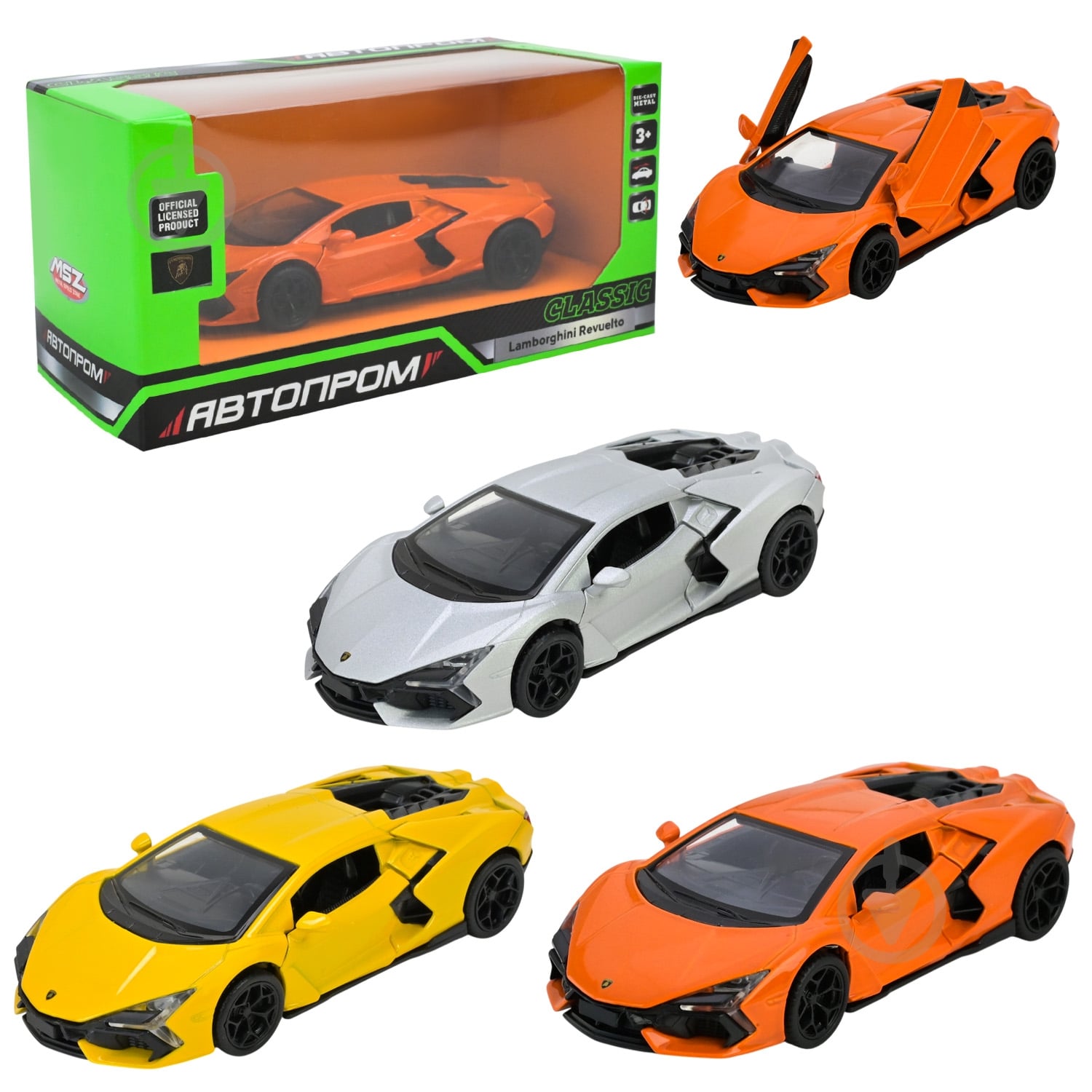 Автомодель Автопром 1:32 Lamborghini Revuelto 10013 - фото 1