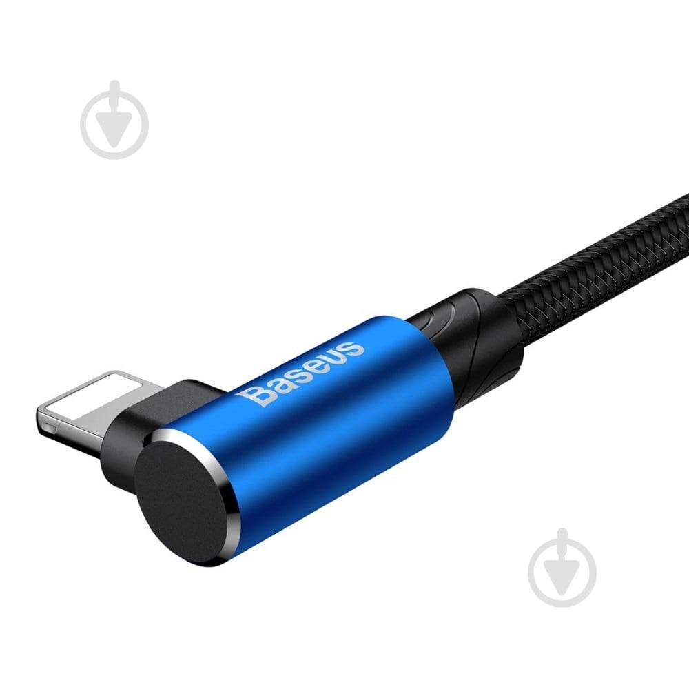 Кабель BASEUS MVP Elbow Type Cable USB for IP 1.5 A 2 м синий (CALMVP-A03) - фото 4 Кабель BASEUS MVP Elbow Type Cable USB for IP 1.5 A 2 м синий (CALMVP-A03) - фото 4