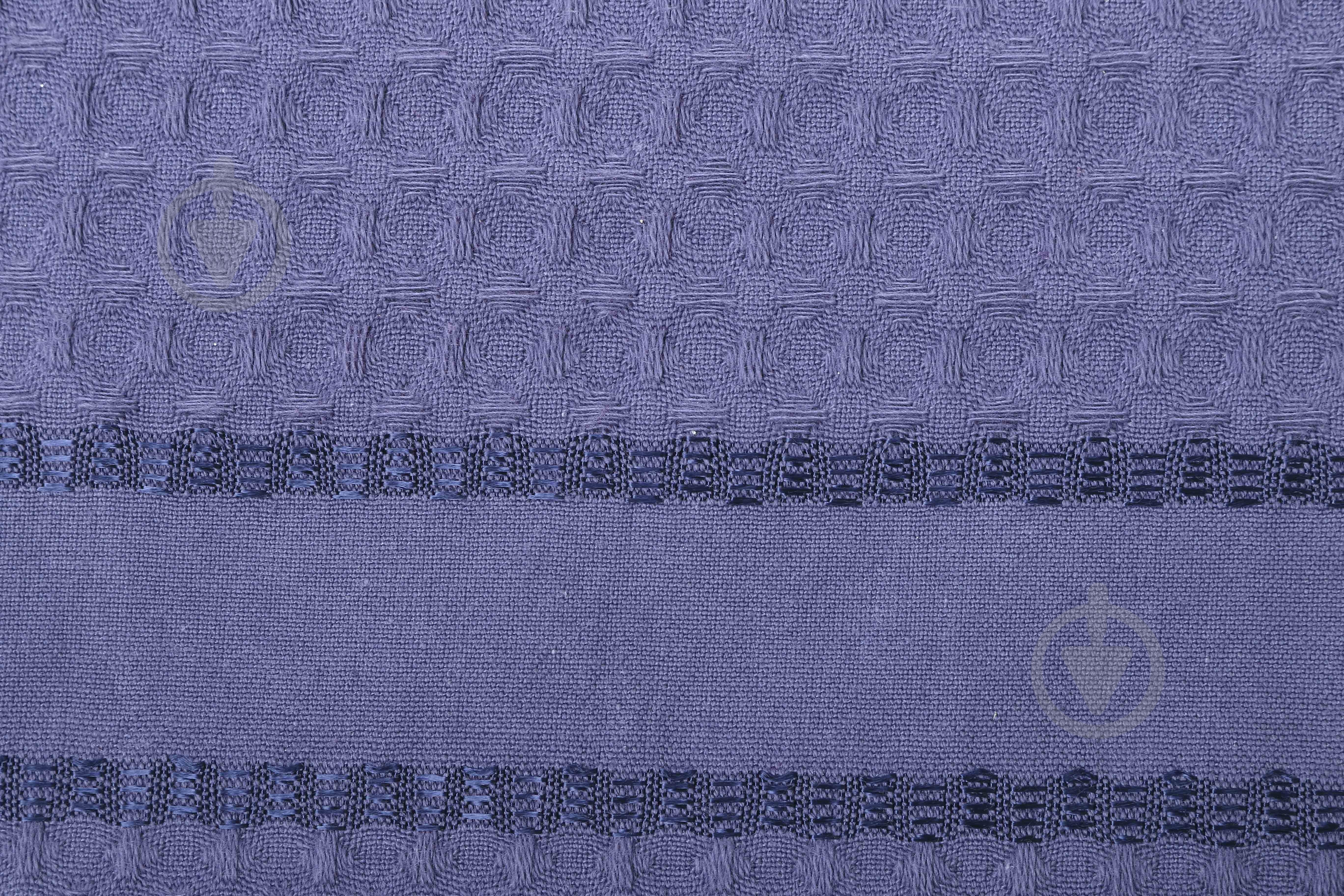 Полотенце вафельное 40x60 см синий BILTEX - фото 3