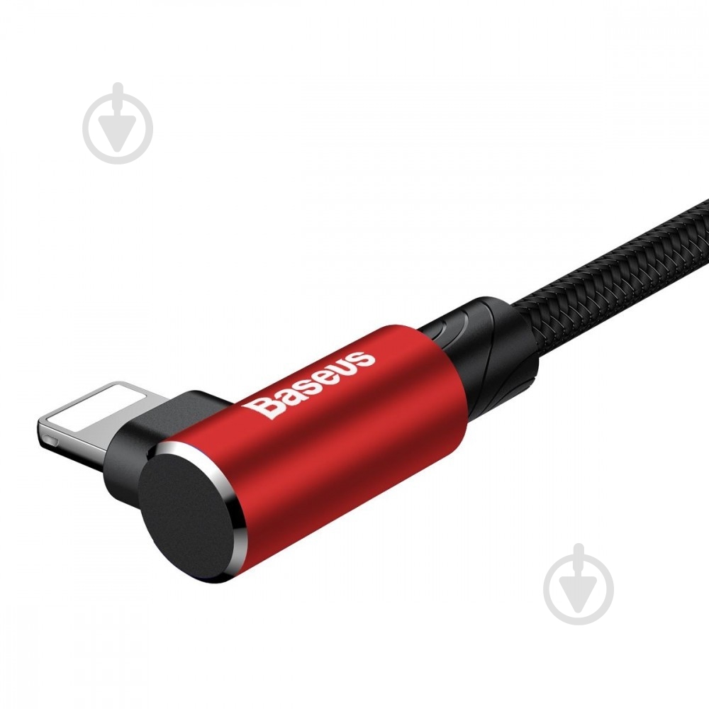 Кабель BASEUS MVP Elbow Type Cable USB for IP 1.5 A 2 м червоний (CALMVP-A09) - фото 4 Кабель BASEUS MVP Elbow Type Cable USB for IP 1.5 A 2 м червоний (CALMVP-A09) - фото 4