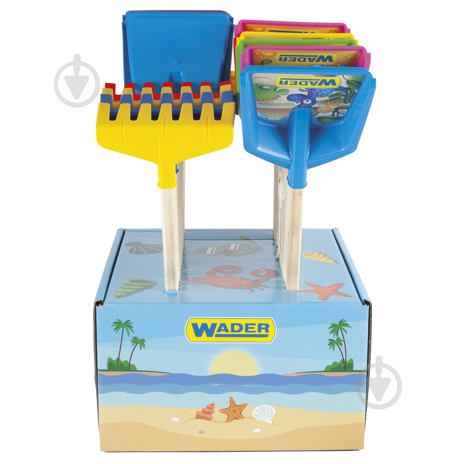 Игрушка Wader лопата/грабли 72302 - фото 1