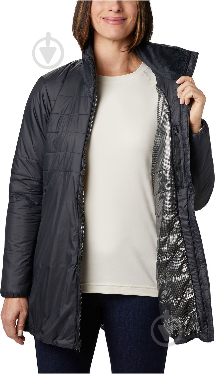 Куртка Columbia 3-in-1 Pulaski Interchange 1912062-010 р.XS черная - фото 7 Куртка Columbia 3-in-1 Pulaski Interchange 1912062-010 р.XS черная - фото 7