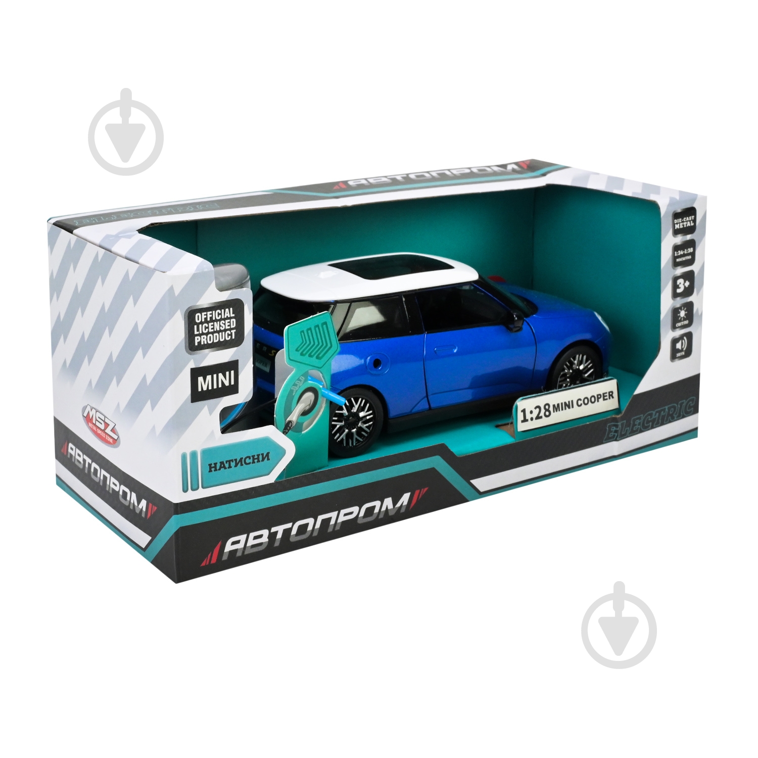 ᐉ Автомодель Автопром 1:36 Mini Cooper 68739 • Купить в Киеве