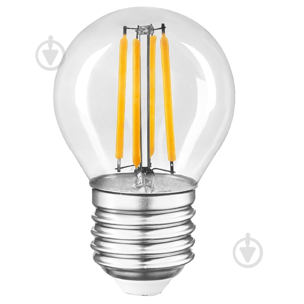 Лампа светодиодная Violux LED FILAMENT G45 4 Вт E27 3000 К 195 В прозрачная 832092 - фото 1