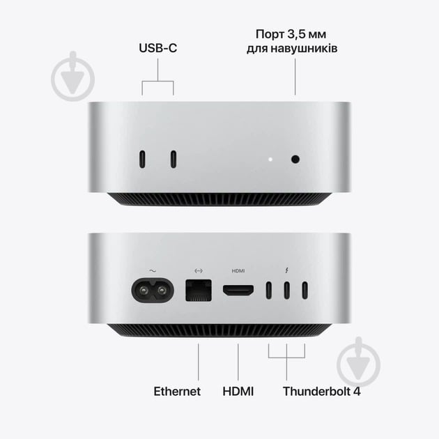 Неттоп Apple Mac mini M6 16/512GB (MHQL4UA/A) silver - фото 8 Неттоп Apple Mac mini M6 16/512GB (MHQL4UA/A) silver - фото 8
