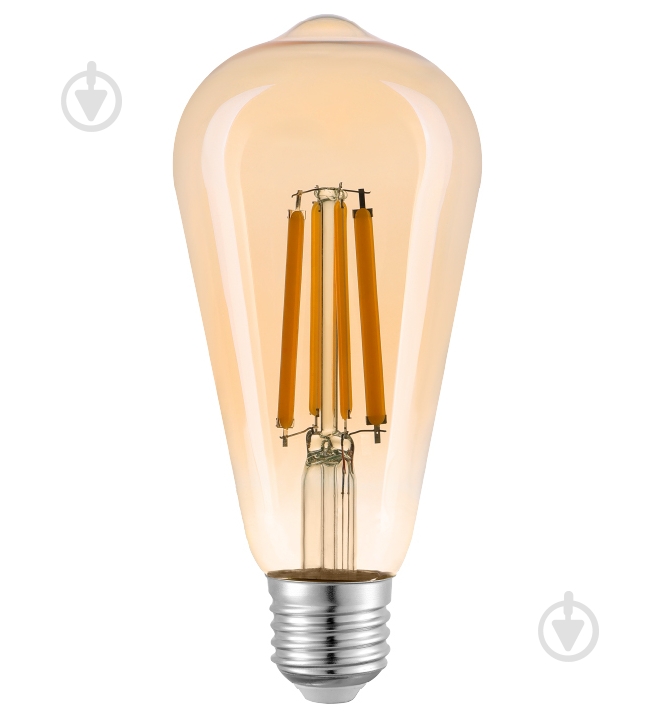 Лампа светодиодная Violux LED FILAMENT ST64 12 Вт E27 2200 К 195 В прозрачная 836034 - фото 1