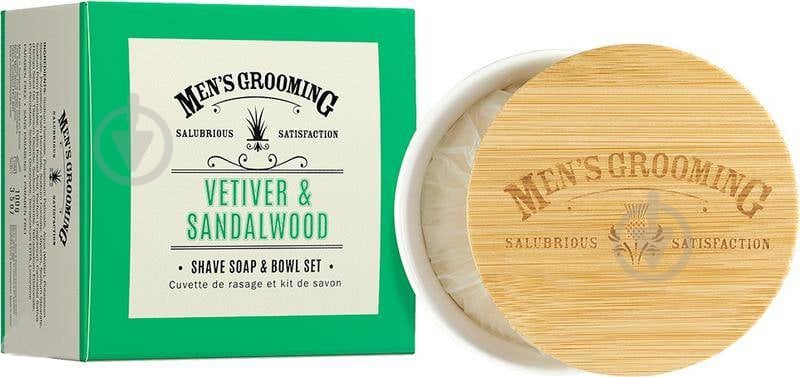 Мыло для бритья Scottish Fine Soaps Vetiver & Sandalwood 100 г - фото 1
