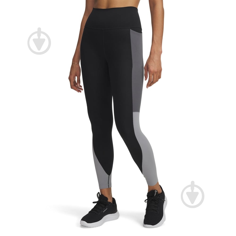 Лосини Under Armour Meridian Colorblock Ankle Lg 6004002-003 р.S сірий - фото 1 Лосини Under Armour Meridian Colorblock Ankle Lg 6004002-003 р.S сірий - фото 1