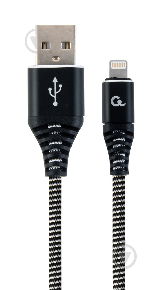 Кабель Cablexpert 2 м черный (CC-USB2B-AMLM-2M-BW) USB 2.0 А-папа/Lightning - фото 1
