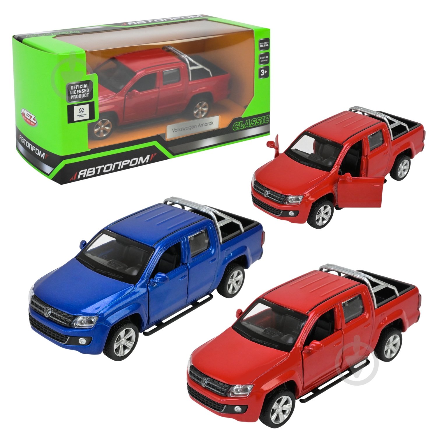 Автомодель Автопром 1:43 Volkswagen Amarok 4310 - фото 1 Автомодель Автопром 1:43 Volkswagen Amarok 4310 - фото 1