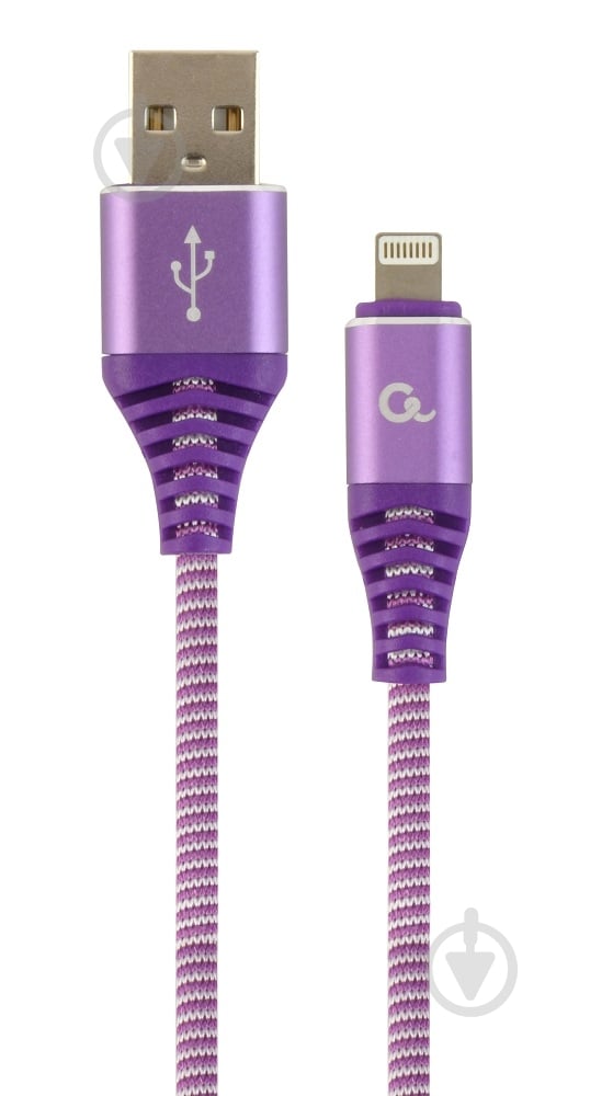 Кабель Cablexpert 2 м (CC-USB2B-AMLM-2M-PW) USB 2.0 А-папа/Lightning - фото 1 Кабель Cablexpert 2 м (CC-USB2B-AMLM-2M-PW) USB 2.0 А-папа/Lightning - фото 1