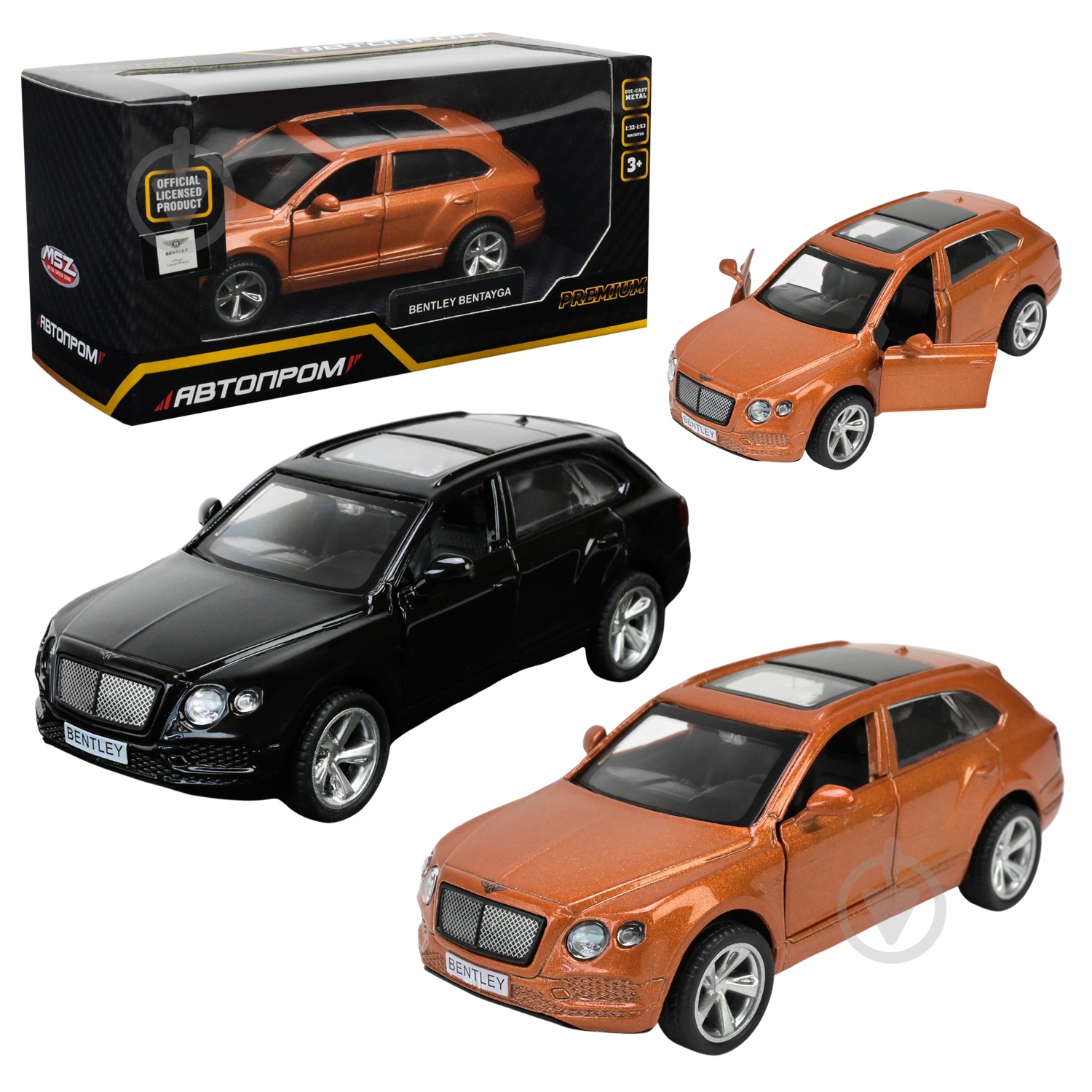 Автомодель Автопром 1:43 BENTLEY BENTAYGA 4312 - фото 1