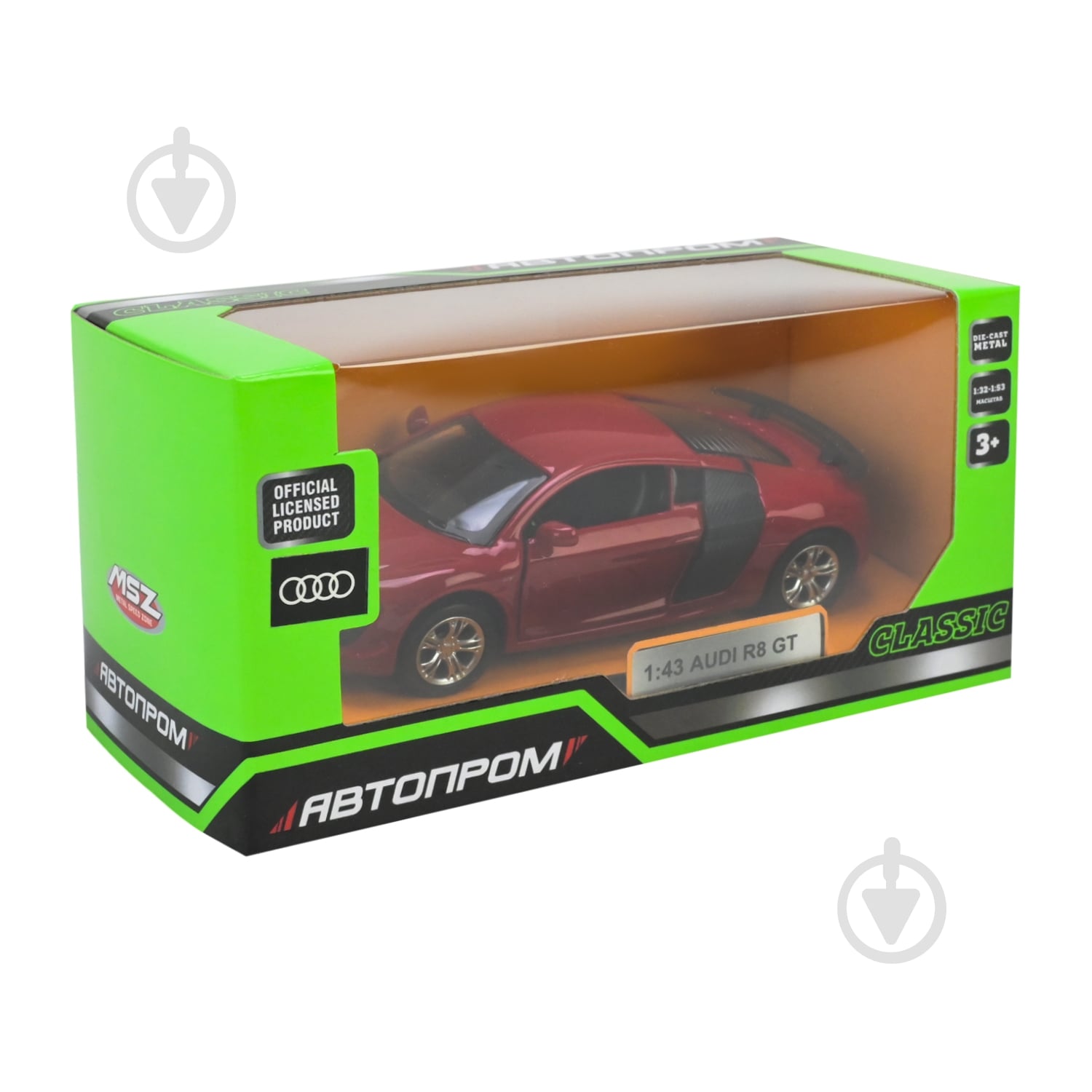 Автомодель Автопром 1:43 AUDI R8 GT 4319 - фото 6