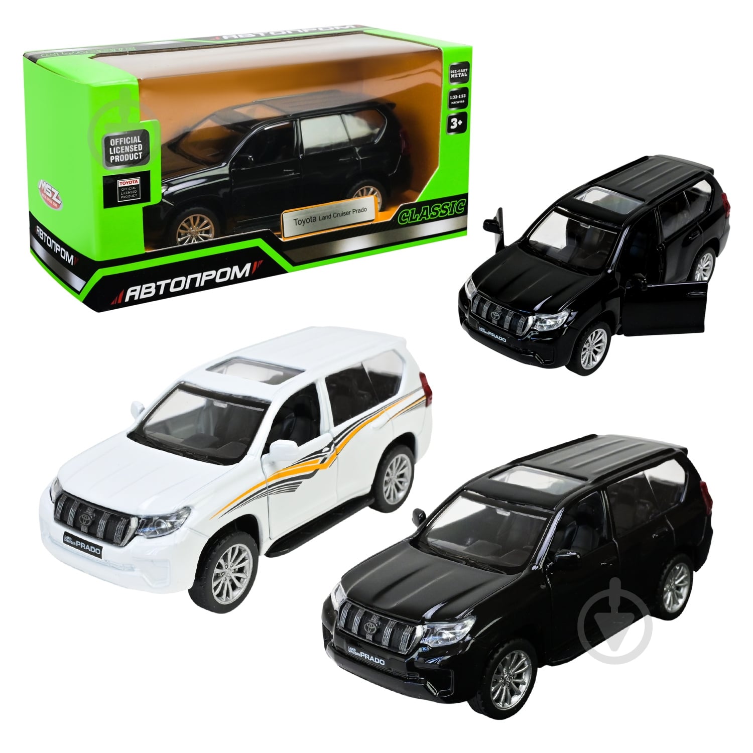 Автомодель Автопром 1:42 Land Cruiser Prado 4327 - фото 1