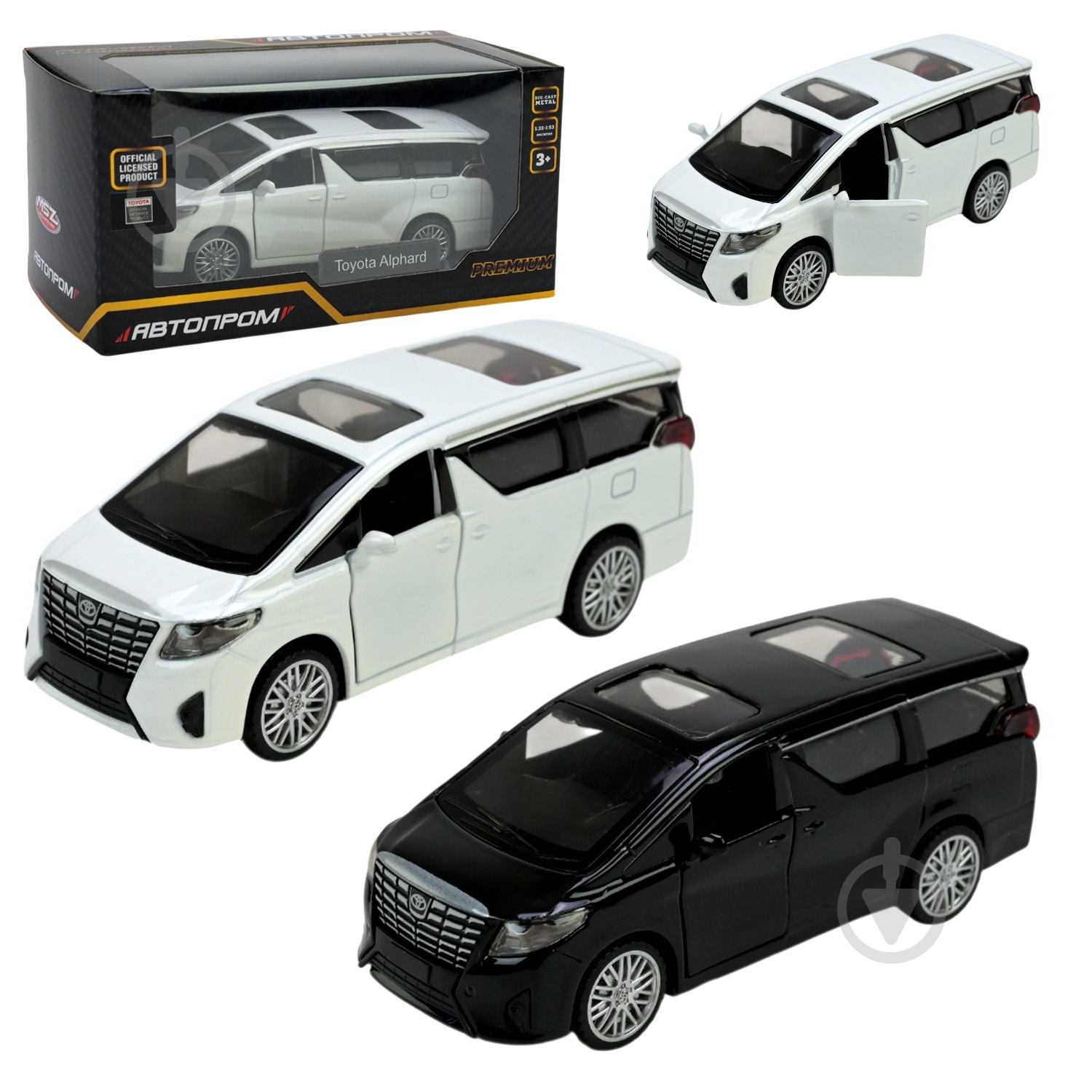 Автомодель Автопром 1:42 Toyota Alphard 4329 - фото 1