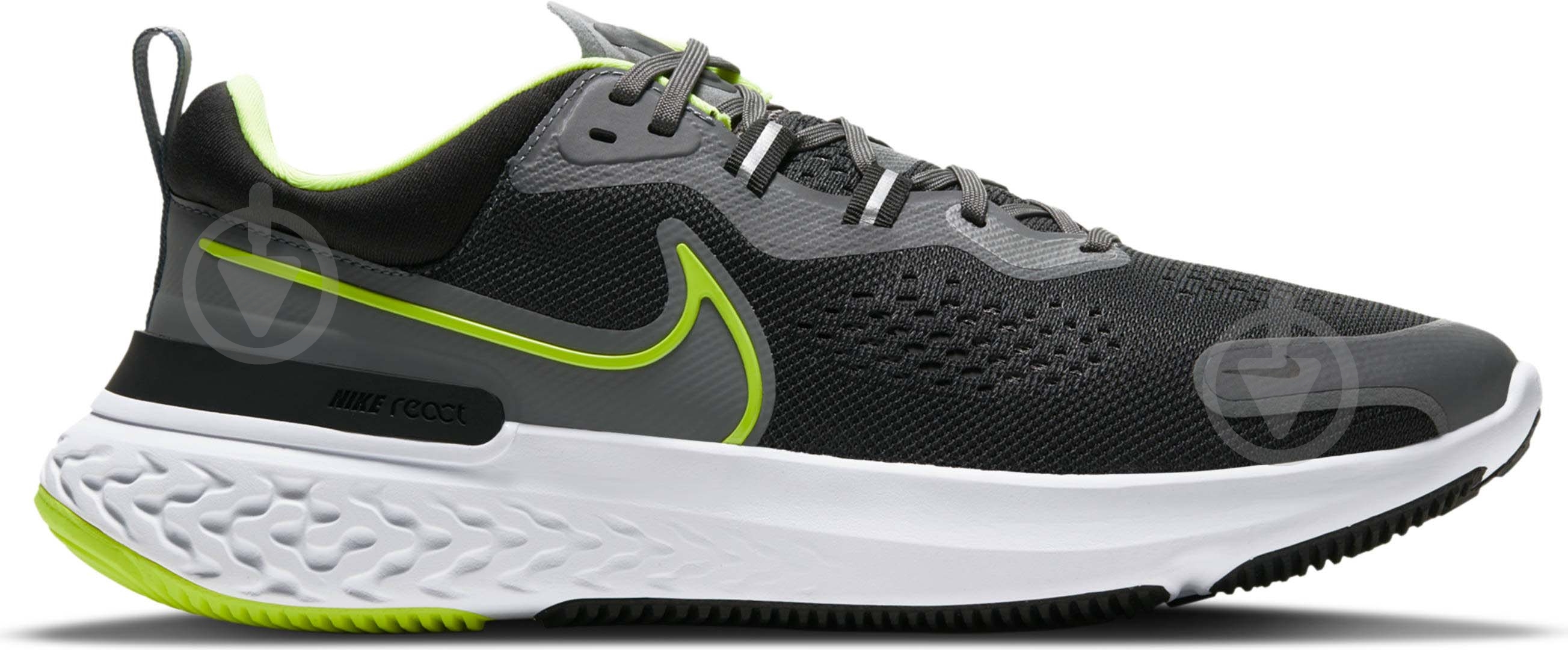 Кроссовки Nike React Miler 2 CW7121-002 р.45,5 серые - фото 1