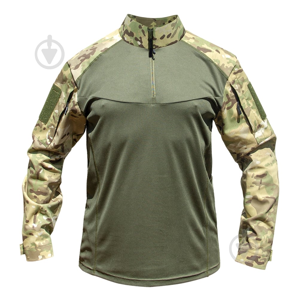 Рубашка Expert ® тактическая Убакс, coolmax/твил р.S оливковый/multicam - фото 1