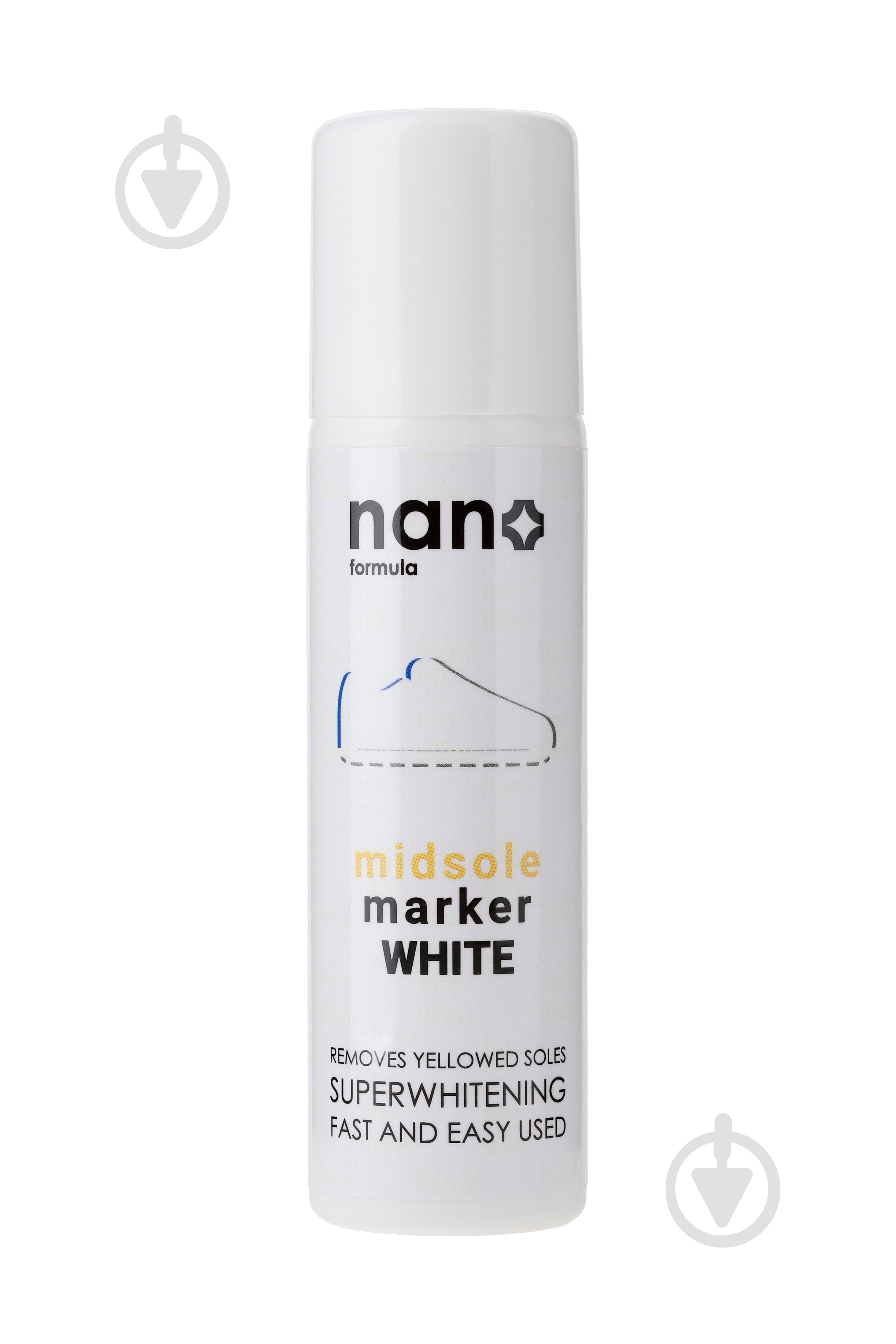 Крем-маркер для обуви Midsole Marker White Nano Formula белый 75 мл - фото 1 Крем-маркер для обуви Midsole Marker White Nano Formula белый 75 мл - фото 1