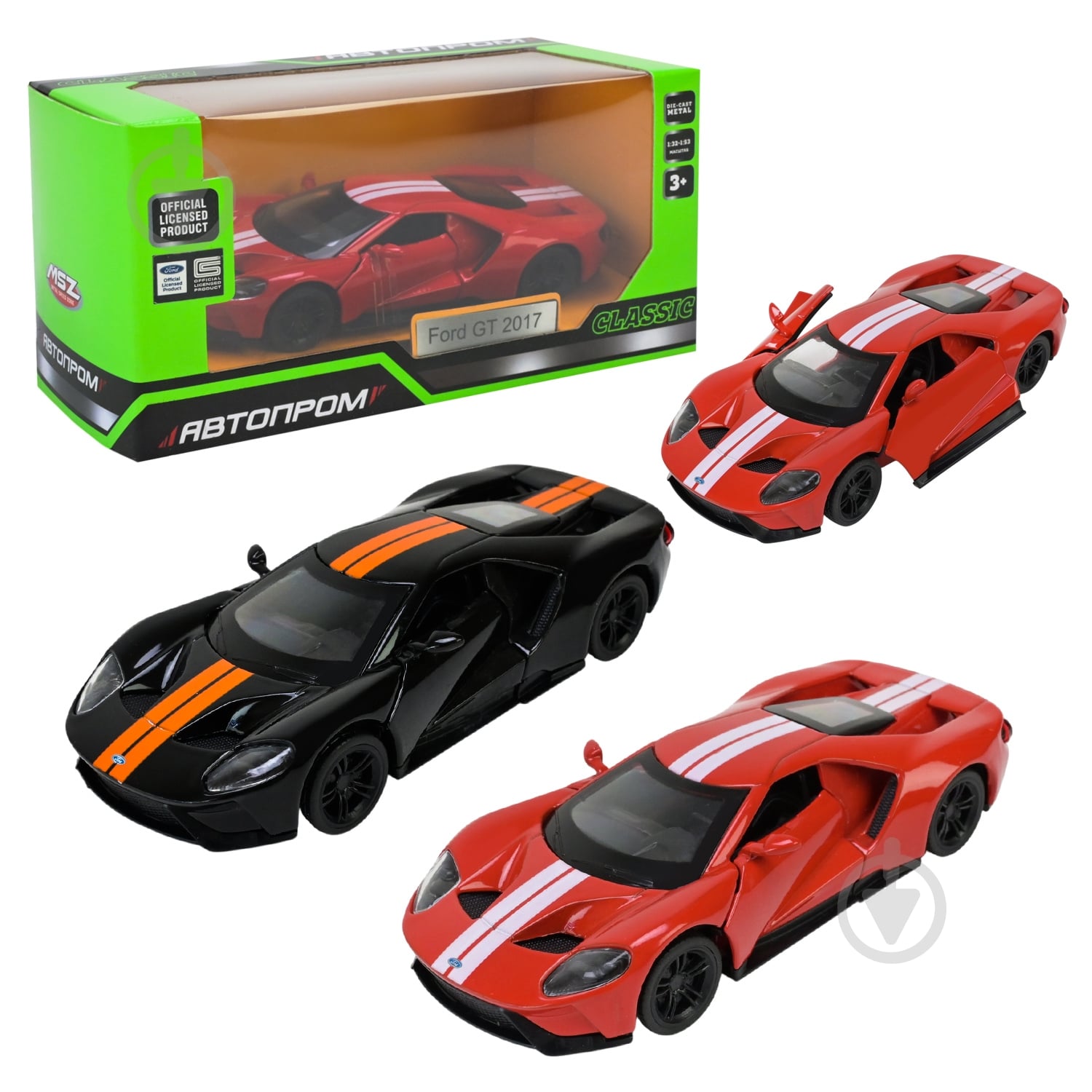 Автомодель Автопром 1:42 Ford GT 4351 - фото 1 Автомодель Автопром 1:42 Ford GT 4351 - фото 1