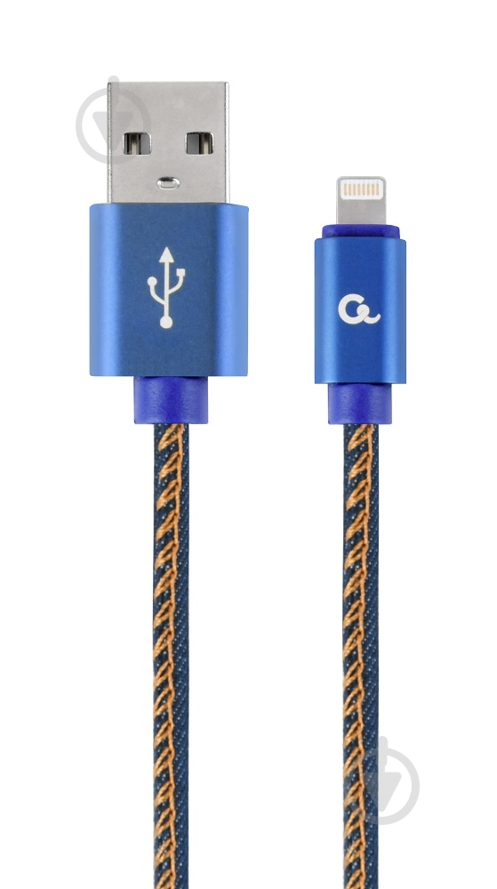 Кабель Cablexpert Lightning – USB 1 м (CC-USB2J-AMLM-1M-BL) USB 2.0 А-папа/Lightning - фото 1