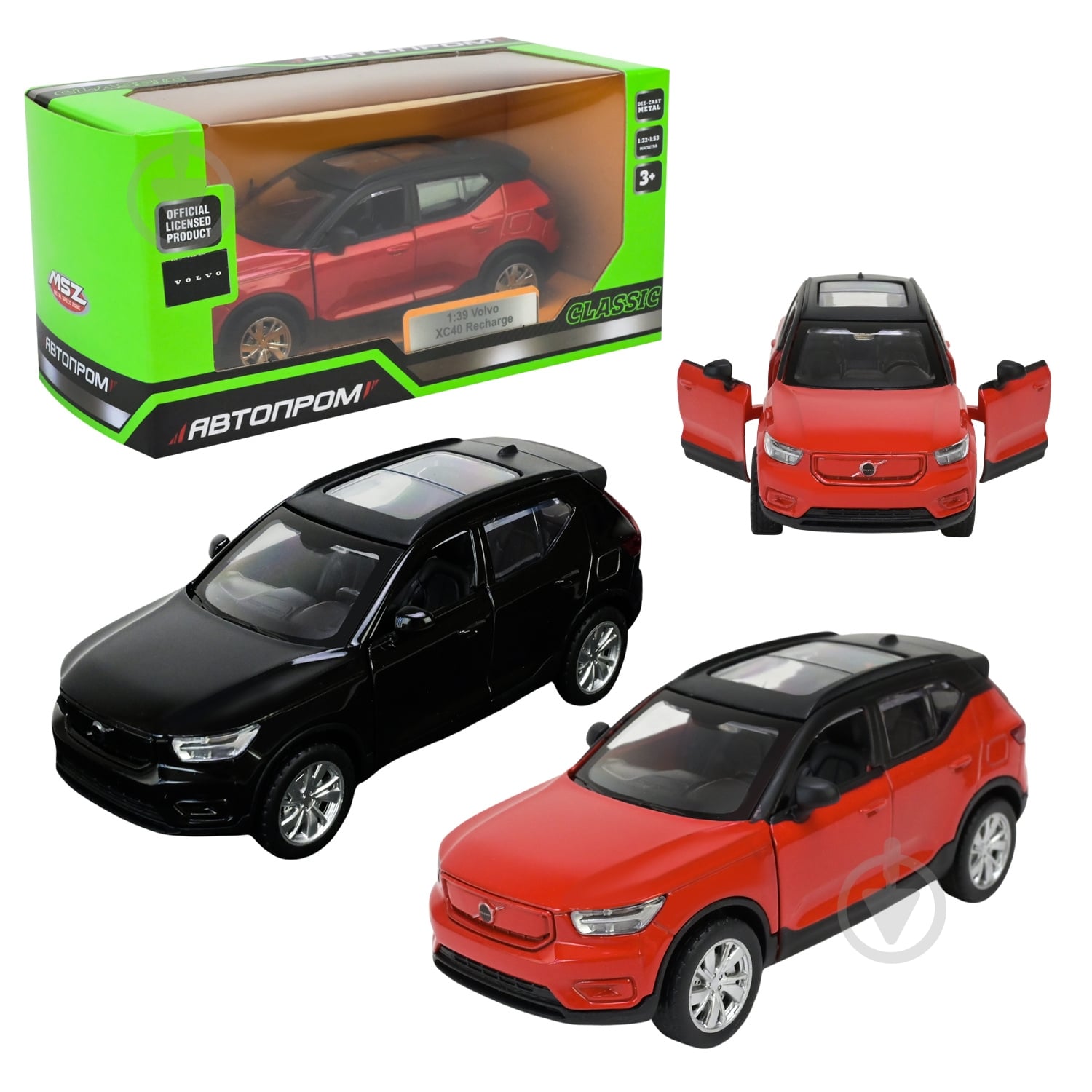 Автомодель Автопром 1:39 Volvo XC40 4360 - фото 1