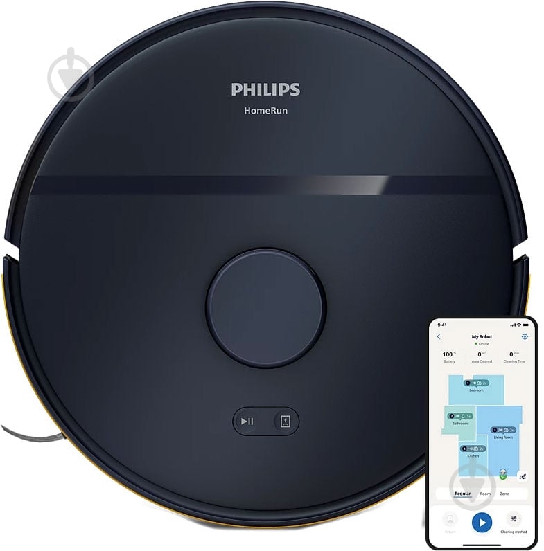ВІТРИНА! Робот-пилосос Philips XU2000/15 серія 2000 black - фото 1 ВІТРИНА! Робот-пилосос Philips XU2000/15 серія 2000 black - фото 1