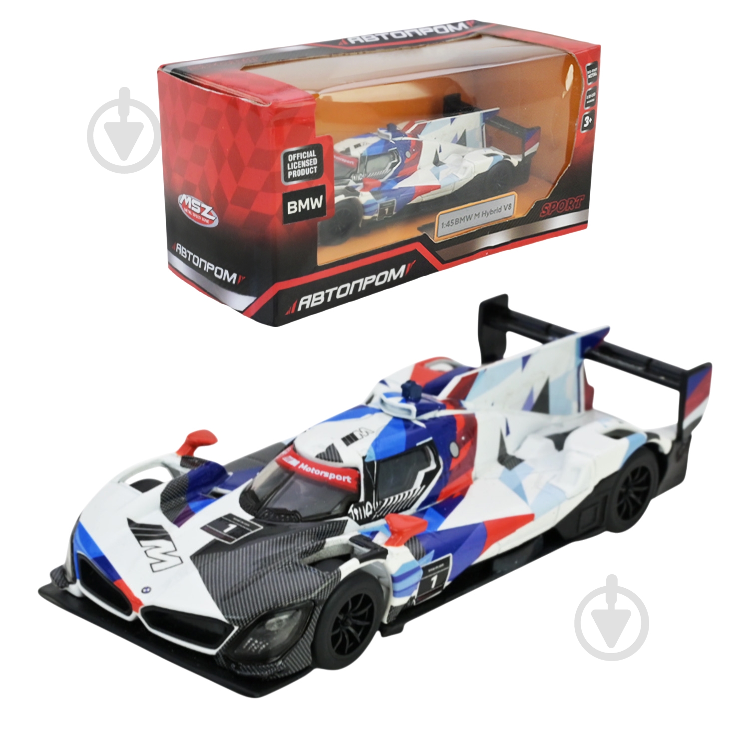 Автомодель Автопром 1:45 BMW M Hybrid V 4383 - фото 1