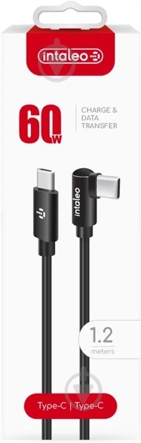 Кабель Intaleo SilkLink Arc 60W Type-C to Type-C 1,2 м черный (SilkLink Arc 60W) - фото 2 Кабель Intaleo SilkLink Arc 60W Type-C to Type-C 1,2 м черный (SilkLink Arc 60W) - фото 2